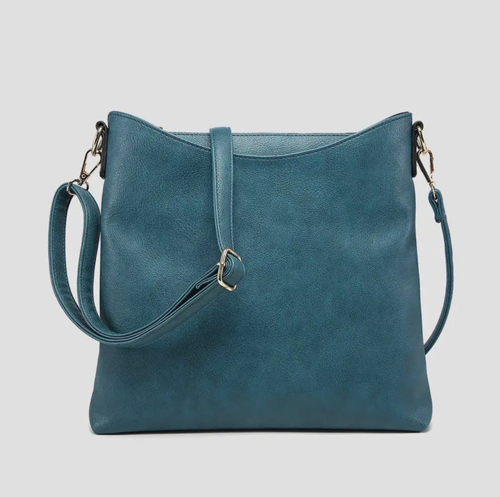 Emma 3 Compartment Crossbody w/ Snap Closure