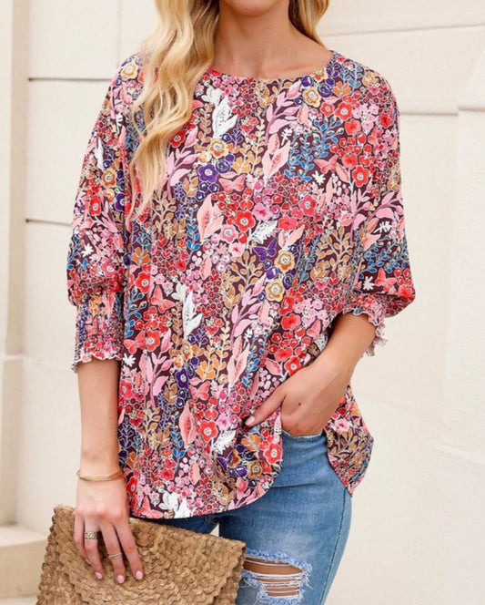 Ditsy Floral Uptown Blouse