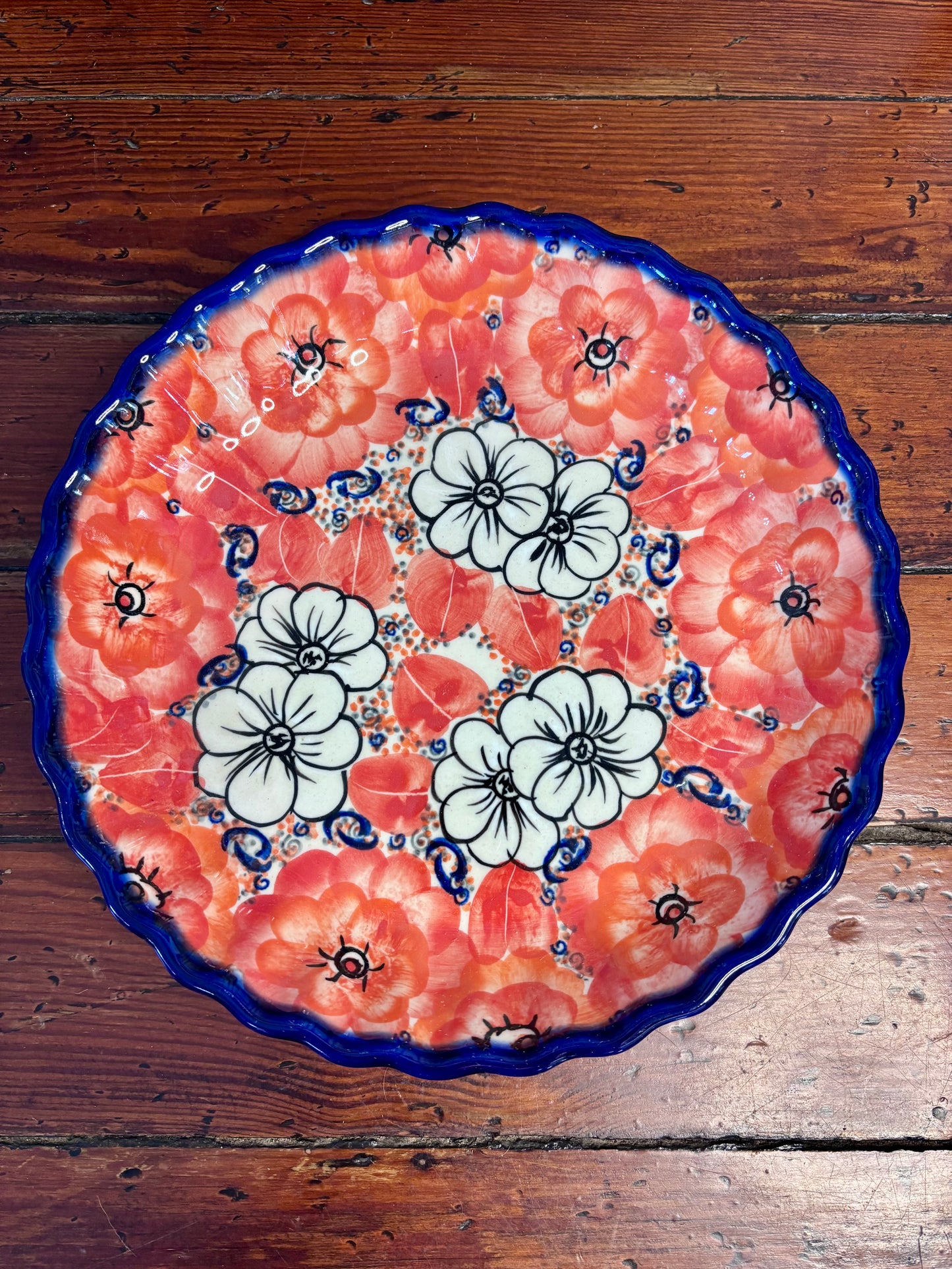 10” Unikat Fluted Pie Dish