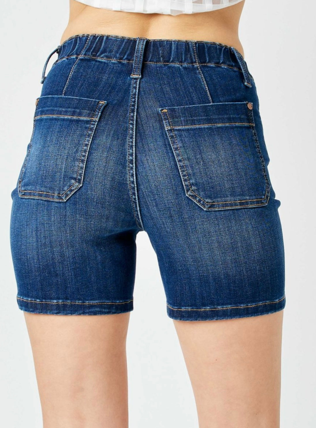 Judy Blue Elastic Waist Shorts