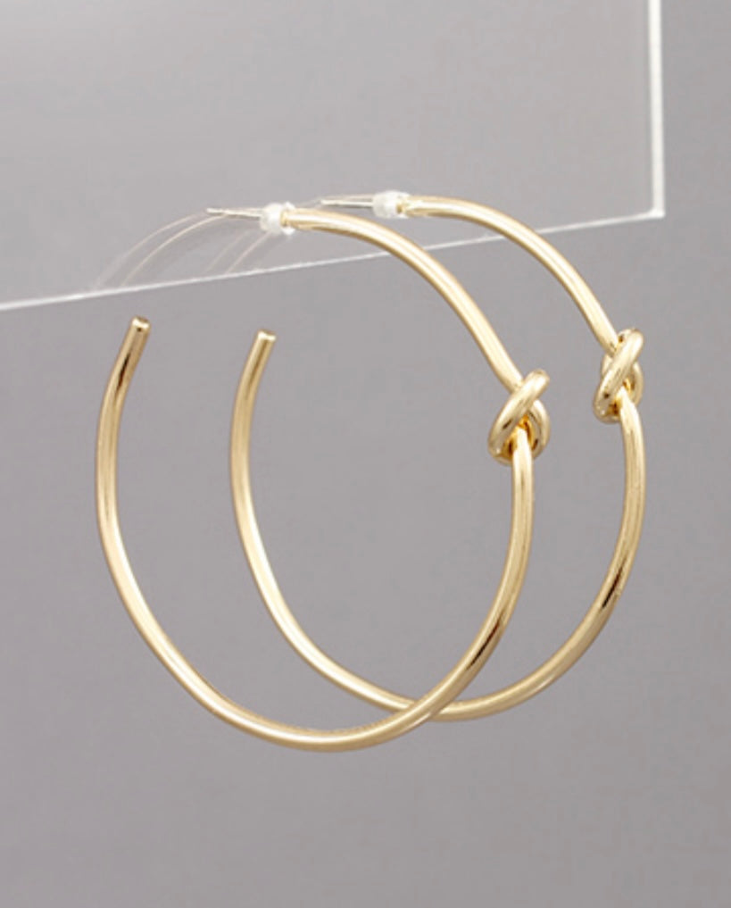 Knot Open Hoops (2 options)
