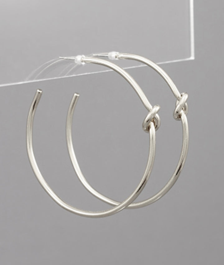 Knot Open Hoops (2 options)