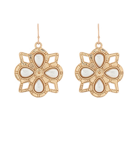Antique Quatrefoil Earrings