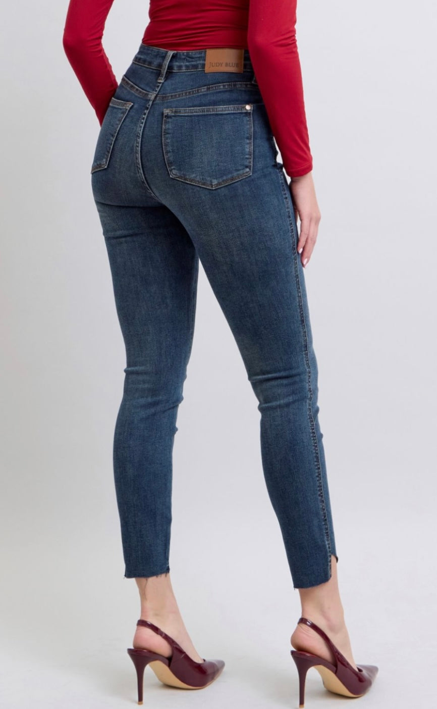 Judy Blue Step Hem Skinny Jeans