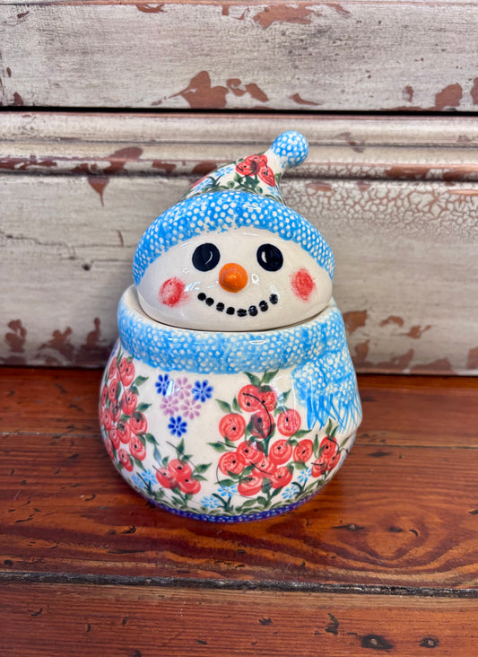 6” Snowman Jar