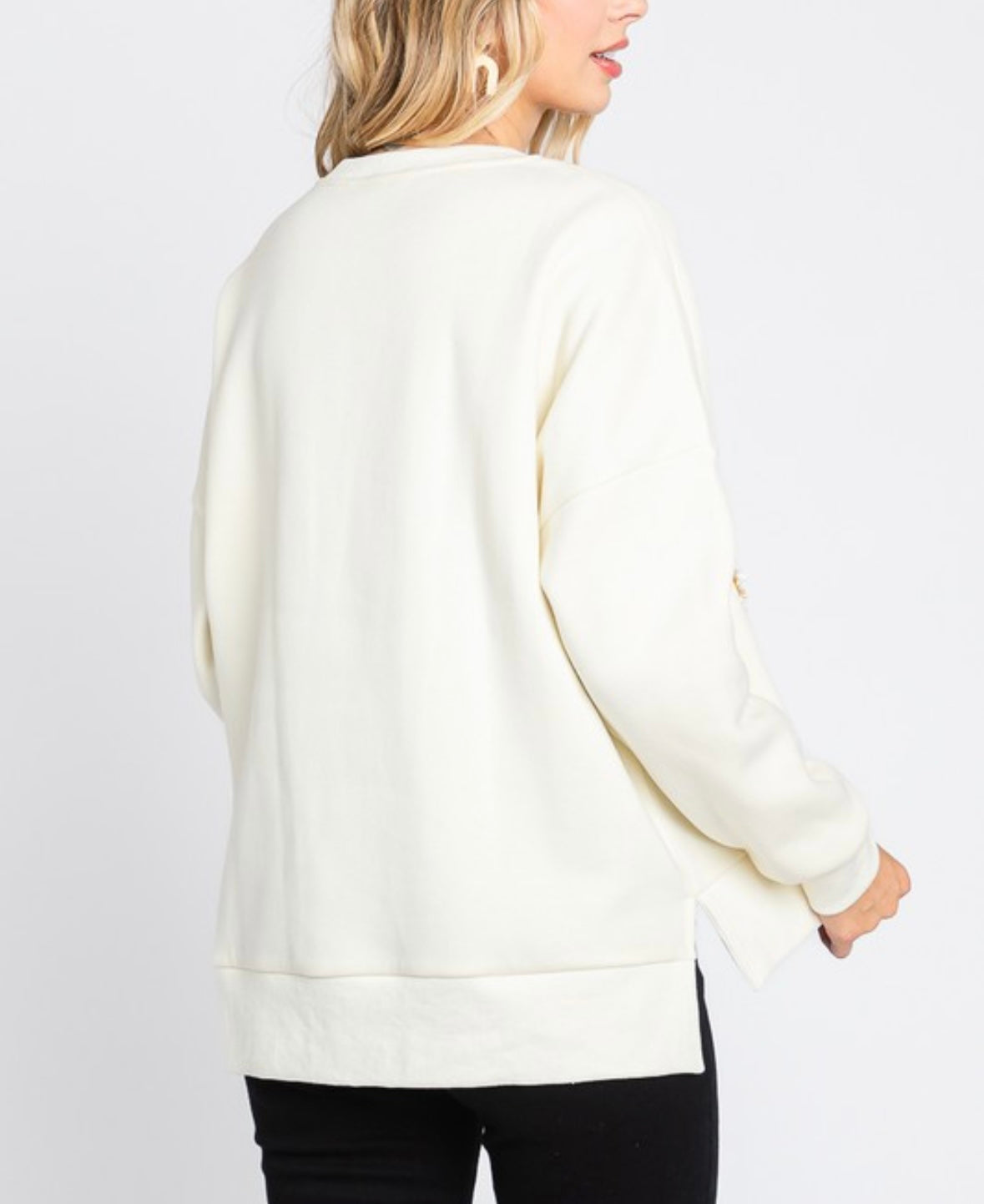 Tinsel Reindeer Pullover