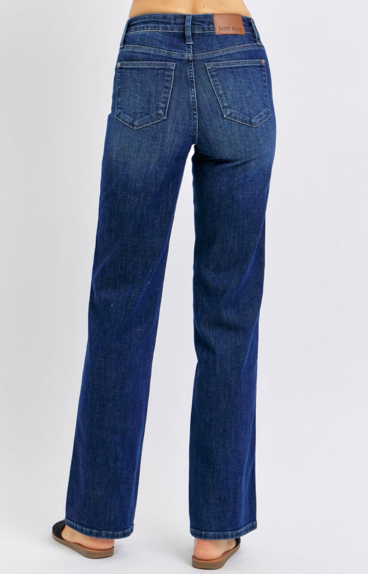 Judy Blue MR Tummy Control Straight Leg Denim