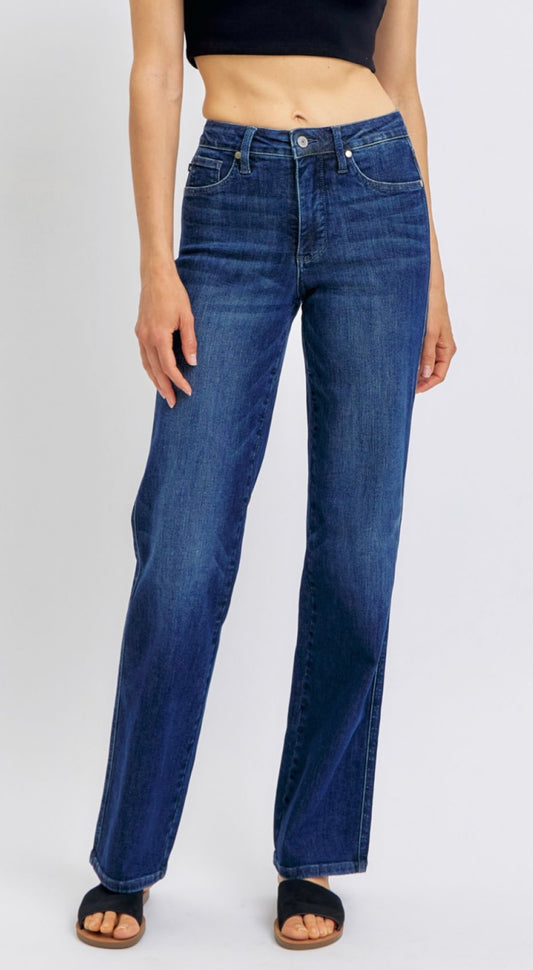 Judy Blue MR Tummy Control Straight Leg Denim
