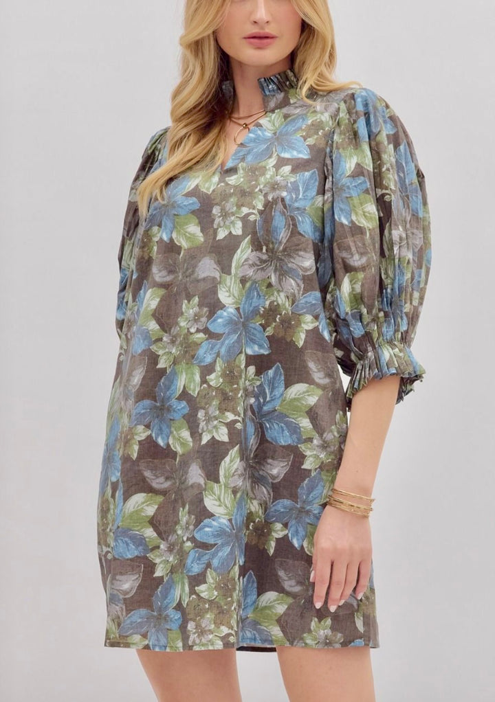 Meadow Dusk Floral Dress