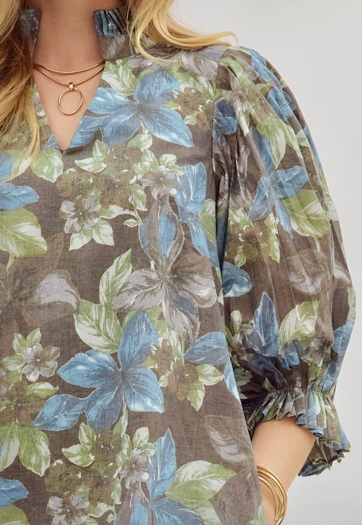 Meadow Dusk Floral Dress