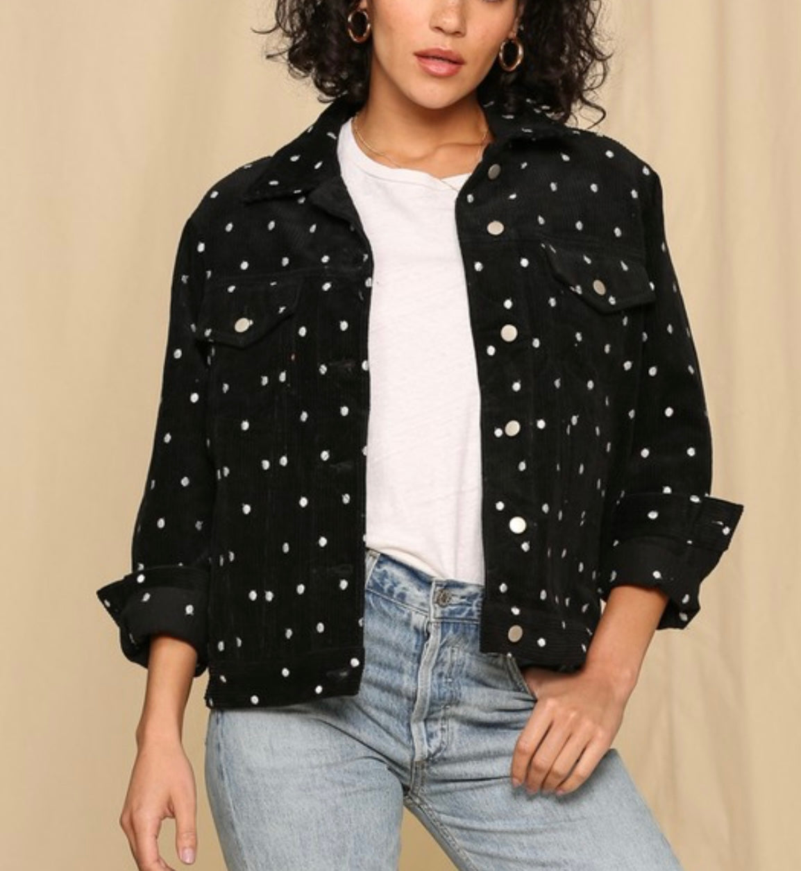 Polka Dot Corduroys Jacket