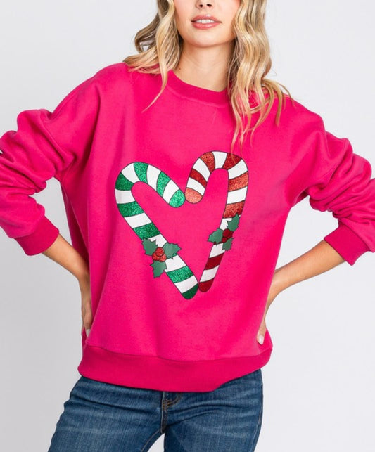 Candy Cane Sweatshirt