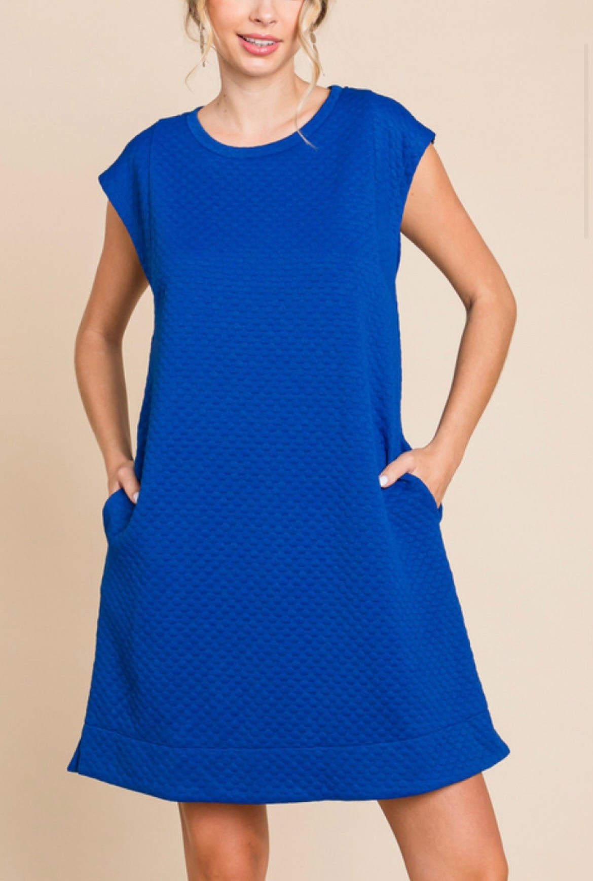 Textured Sleeveless Dress (3 colors)