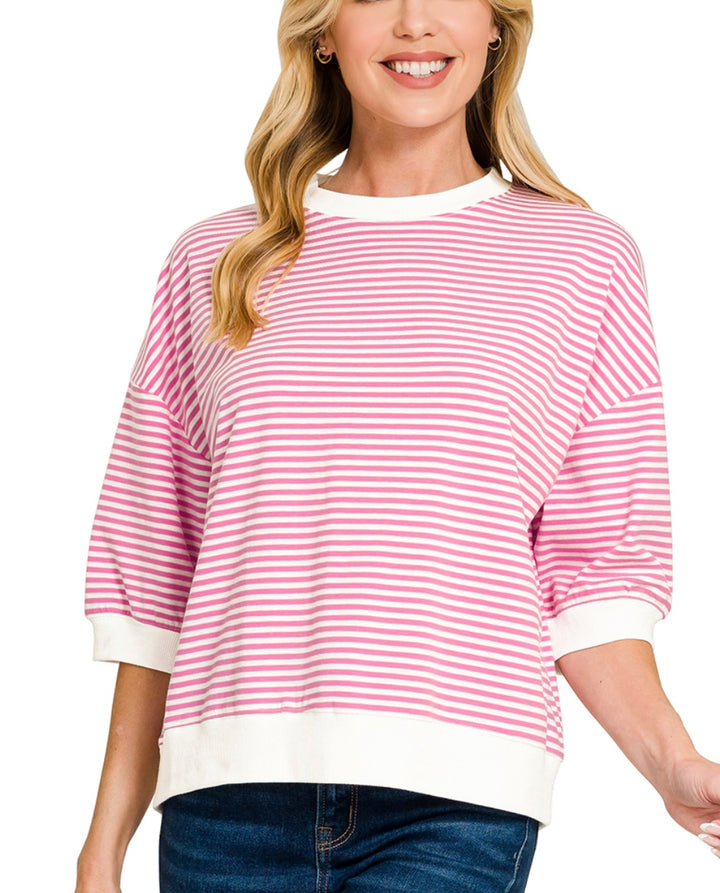 Striped Boxy Top (3 colors)