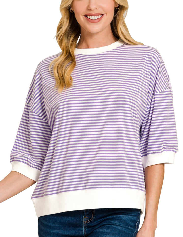 Striped Boxy Top (3 colors)