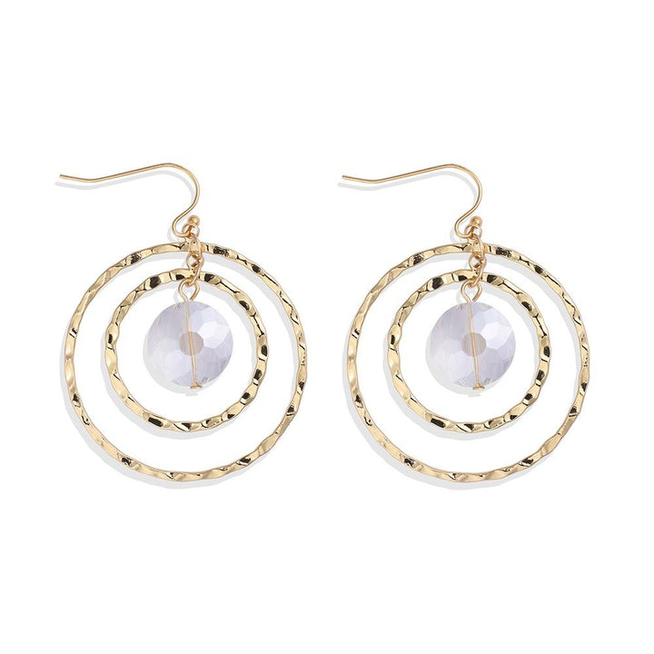 Hammered Double Hoop Earrings (2 options)