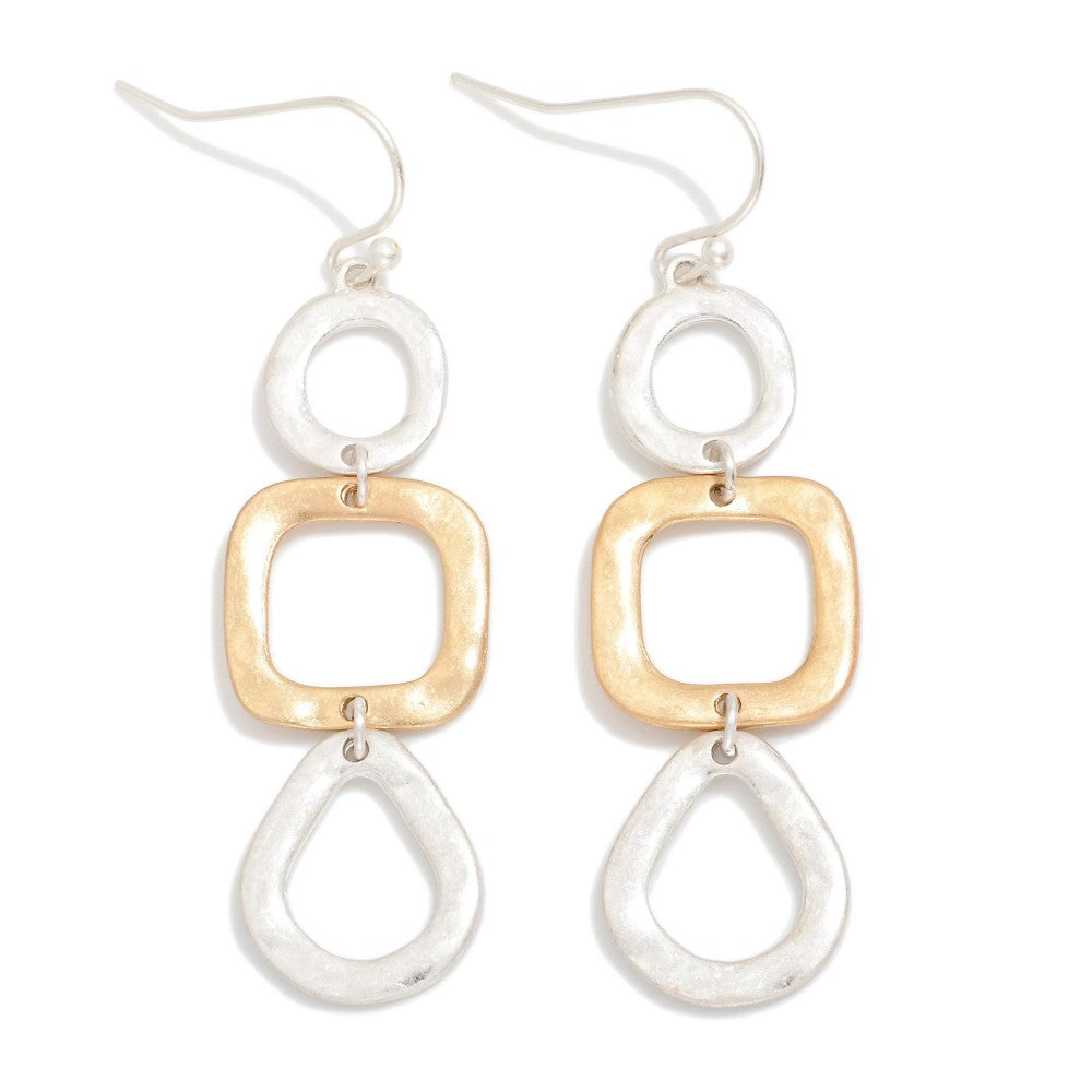 Linked Geo Earrings