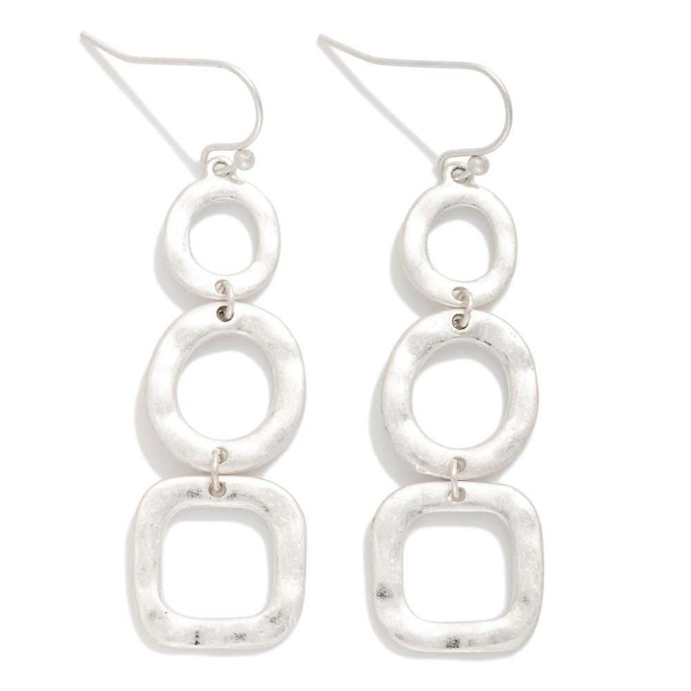 Silver Linked Earrings