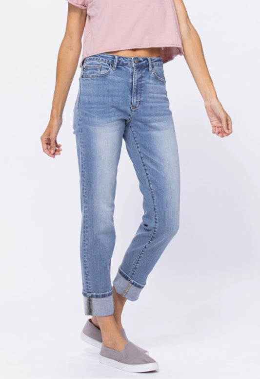 Judy Blue HW Vintage Boyfriend Jeans