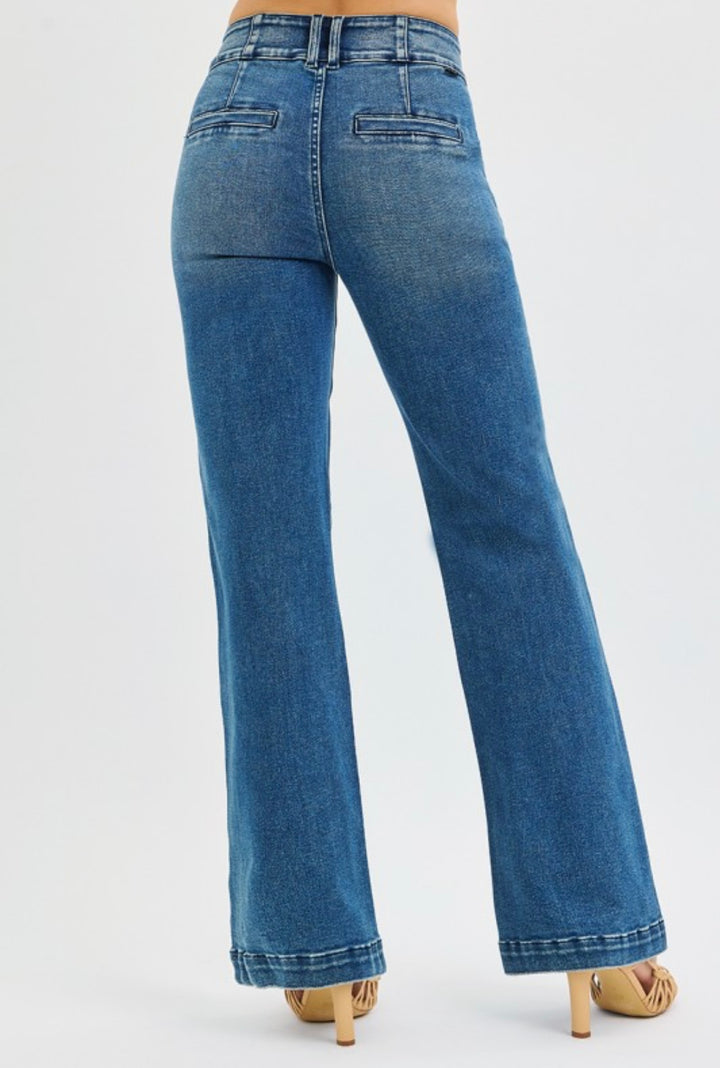 Risen Tummy Control Bootcut Jeans