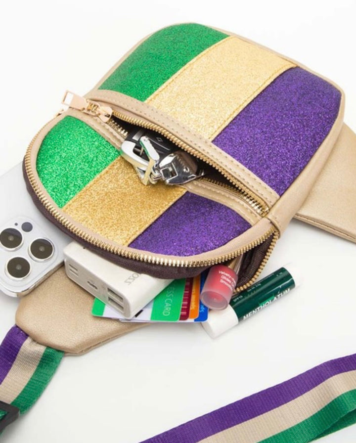Mardi Gras Sling Bag