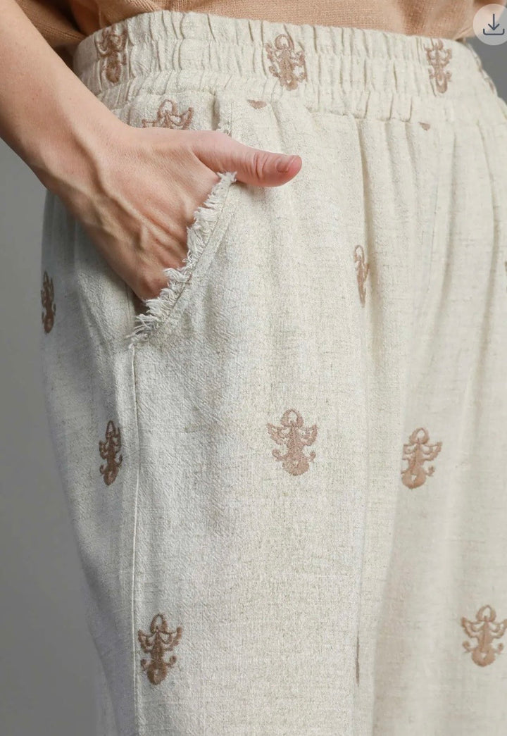 Wide Leg Linen Pants