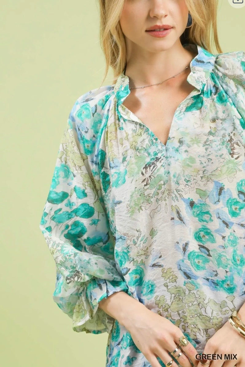 Watercolor Blouse