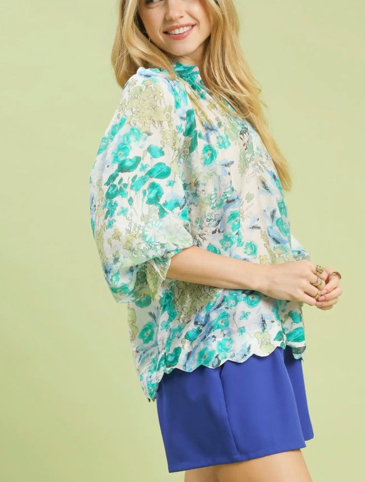 Watercolor Blouse