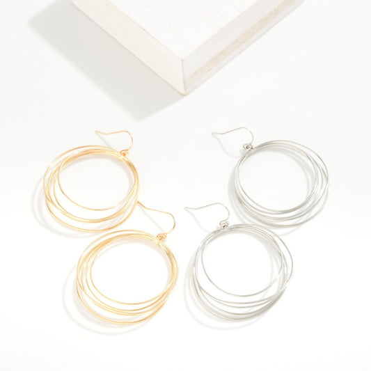 Wire Hoop Earrings