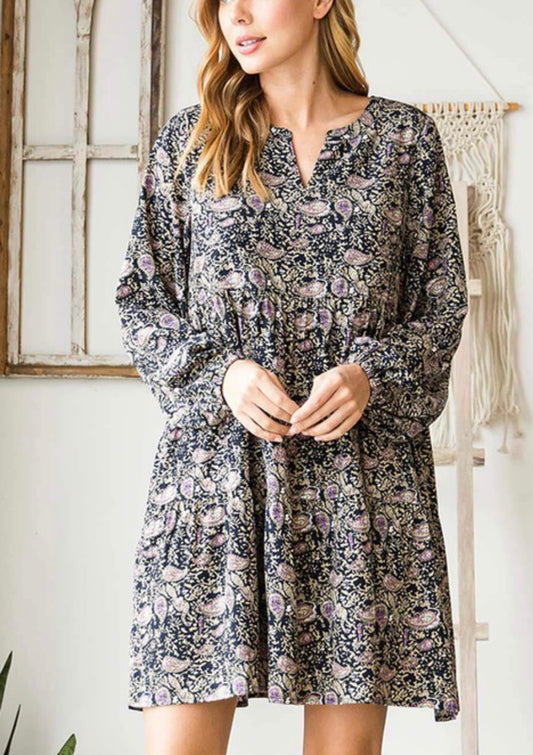 Paisley Boho Dress