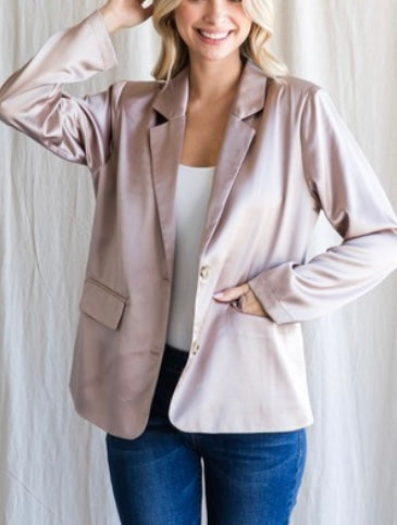 Satin Blazer