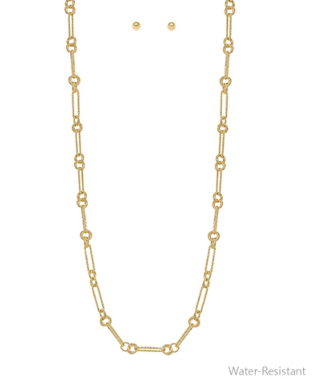 WR Ring &amp; Clip Long Necklace Set