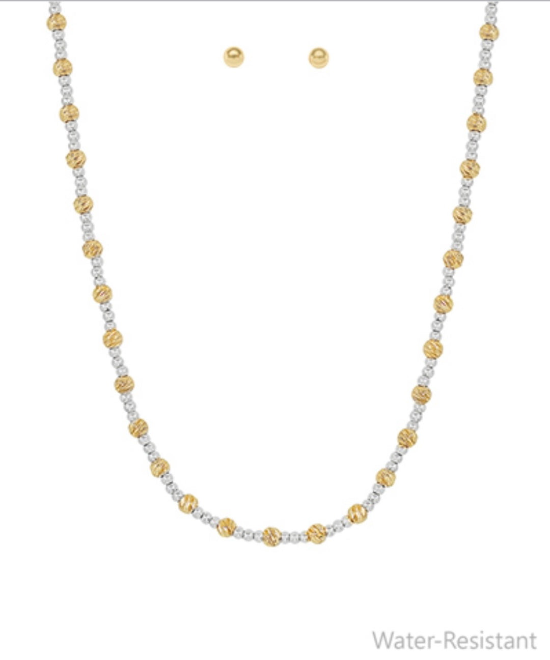 WR Textured Ball Necklace Set (2 options)