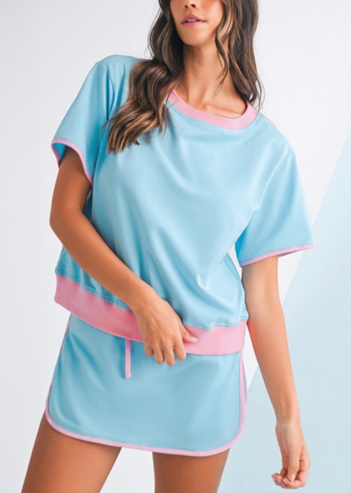 Two Piece Skort Set (2 colors)