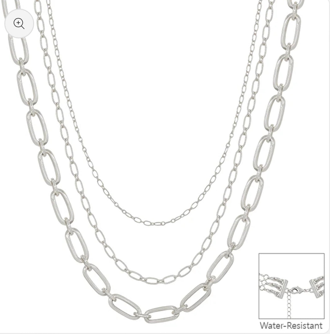 WR Triple Layered Necklace