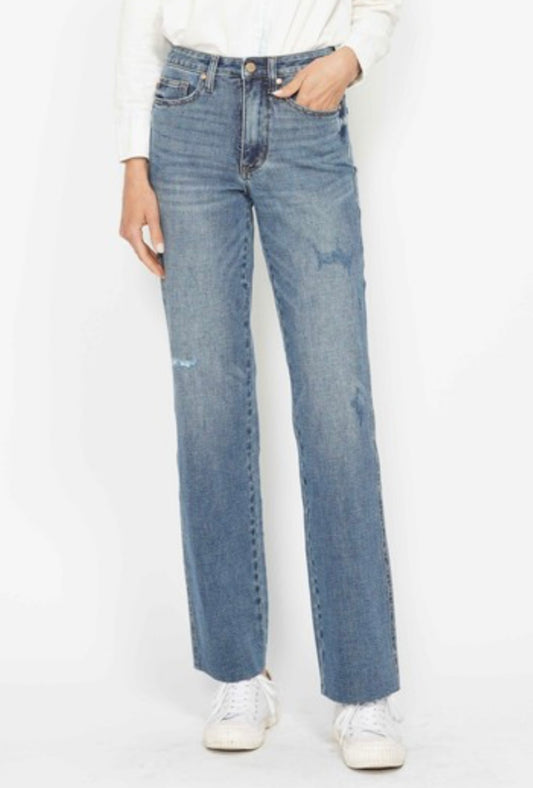 Judy Blue HW Tummy Control Straight Denim