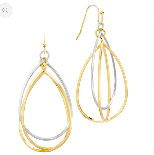 Layered Teardrop Earrings