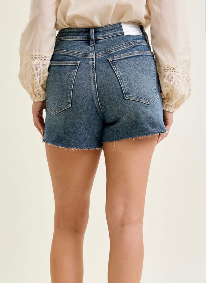Judy Blue HW Studded Shorts