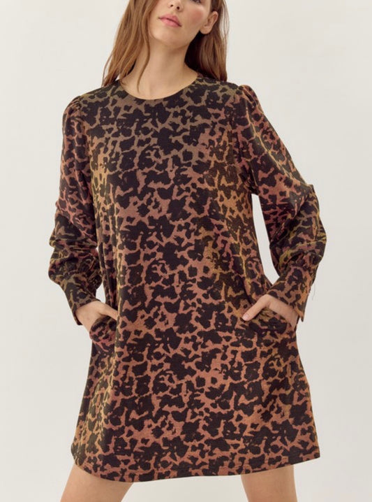 Iridescent Leopard Dress