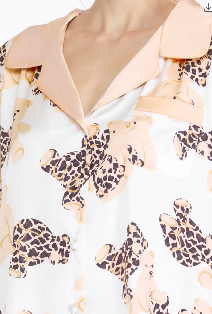Teddy Pajama Set