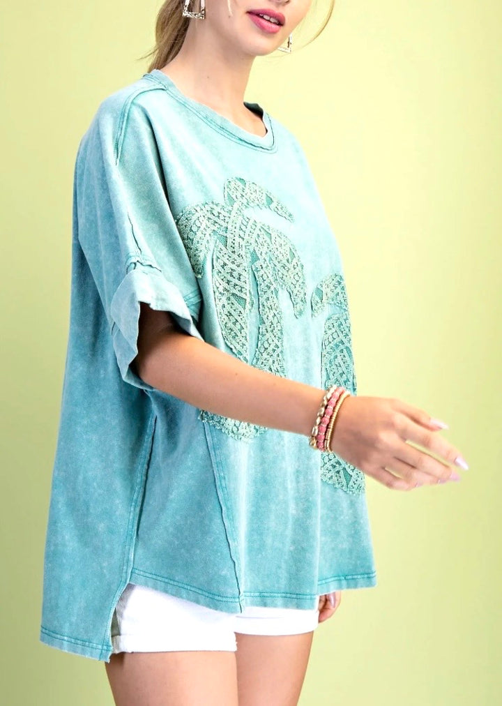 Lace Palms Tee