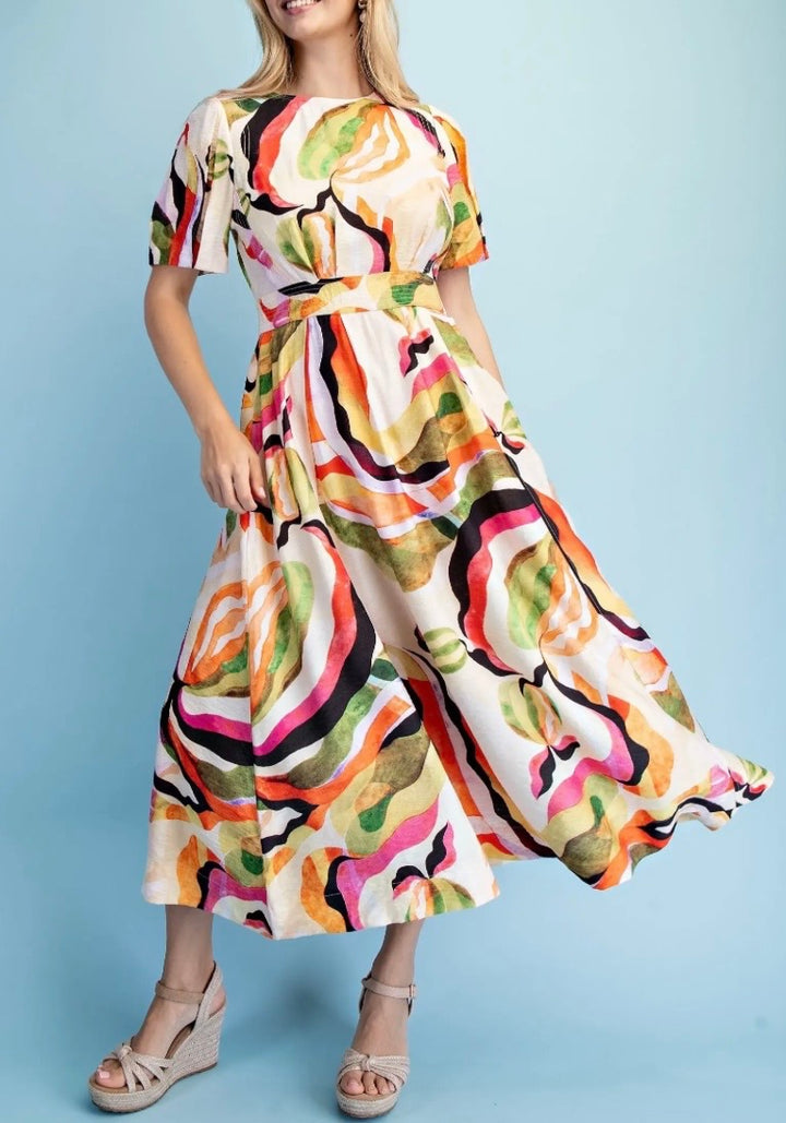 Watercolor Dress