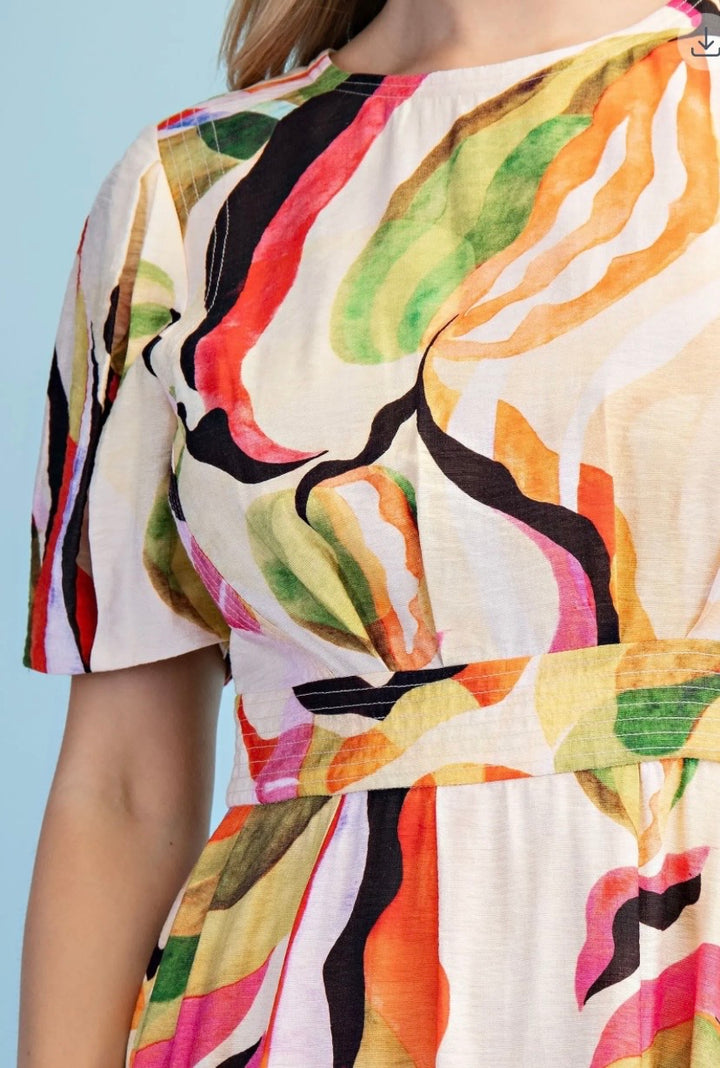 Watercolor Dress