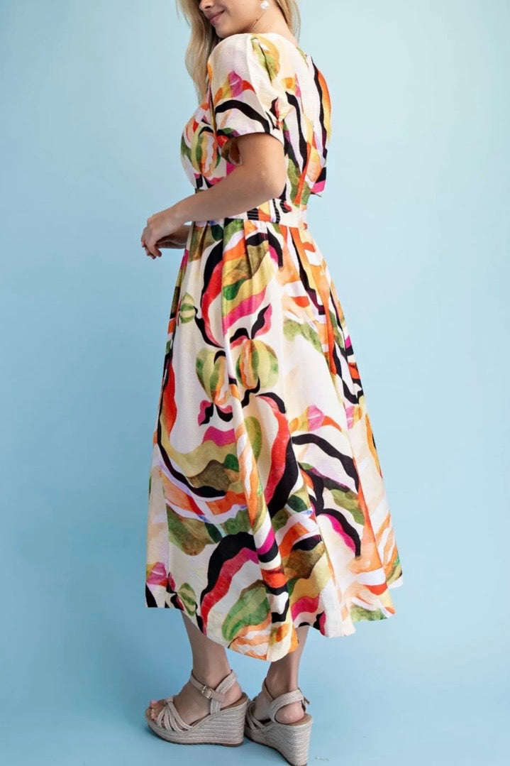 Watercolor Dress