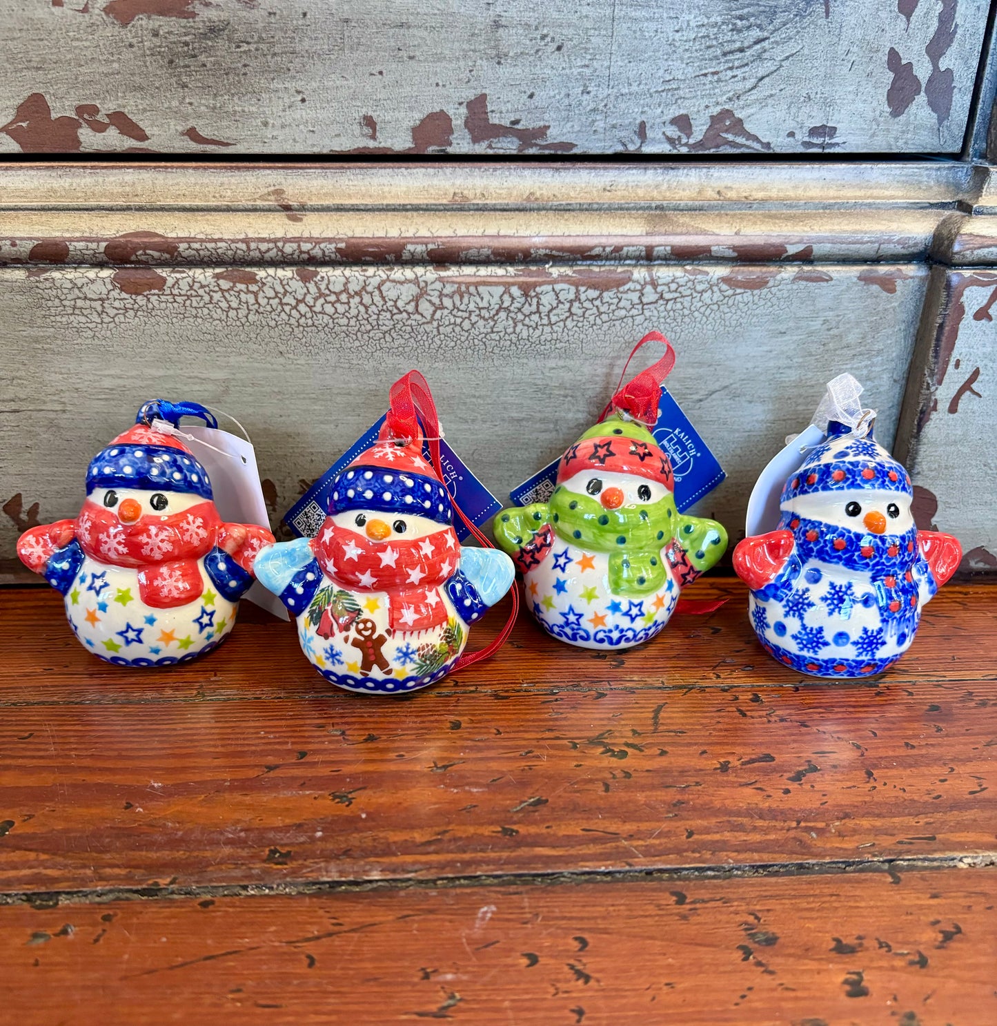 Kalich Snowman Ornaments