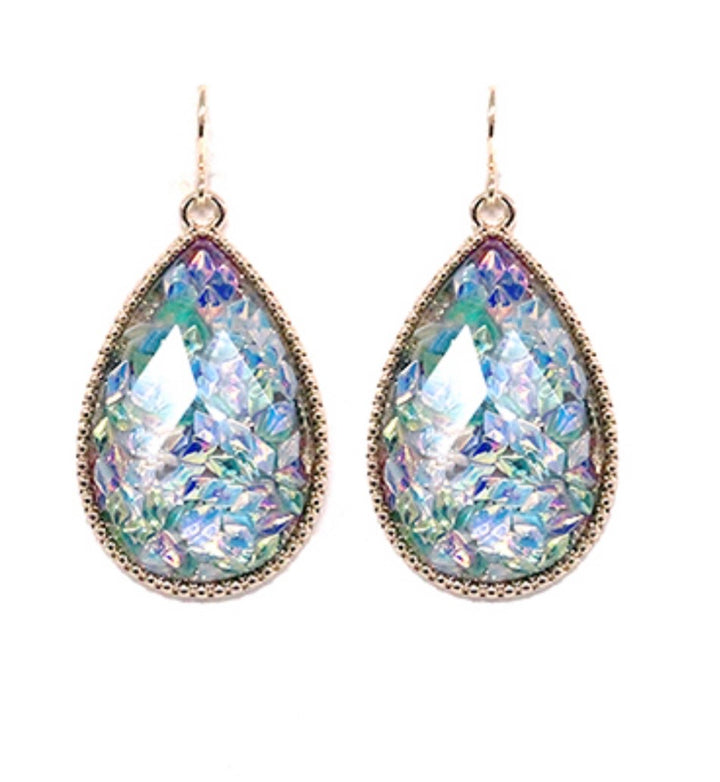Resin Drop Earrings (2 colors)
