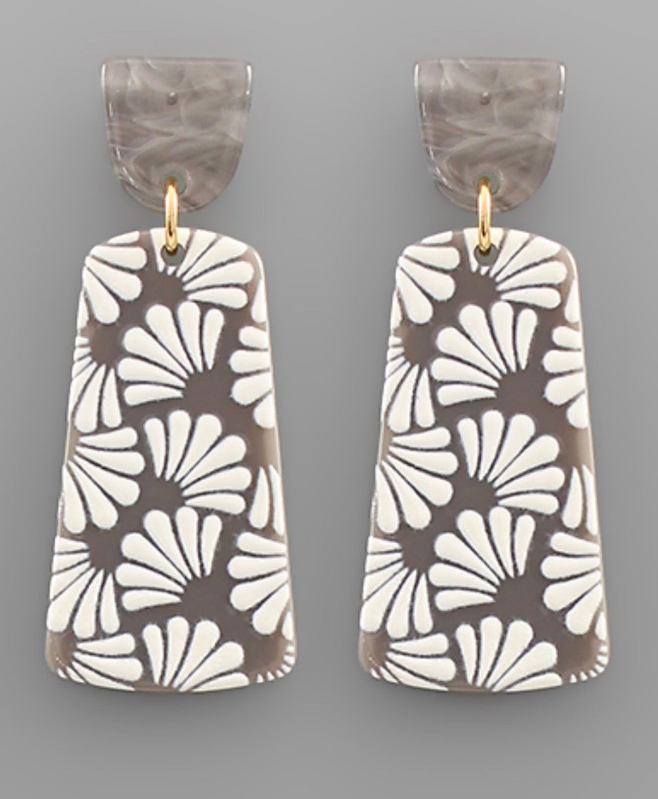 Splash Print Earrings (2 colors)