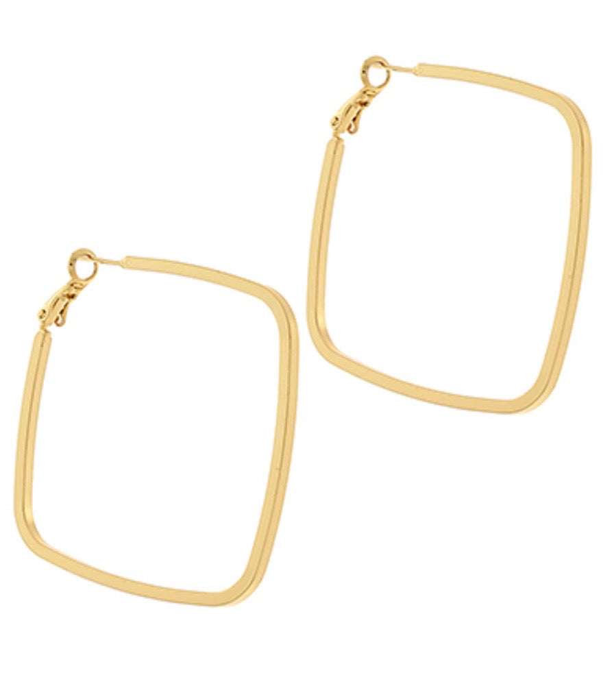 50mm Square Hoop Earrings