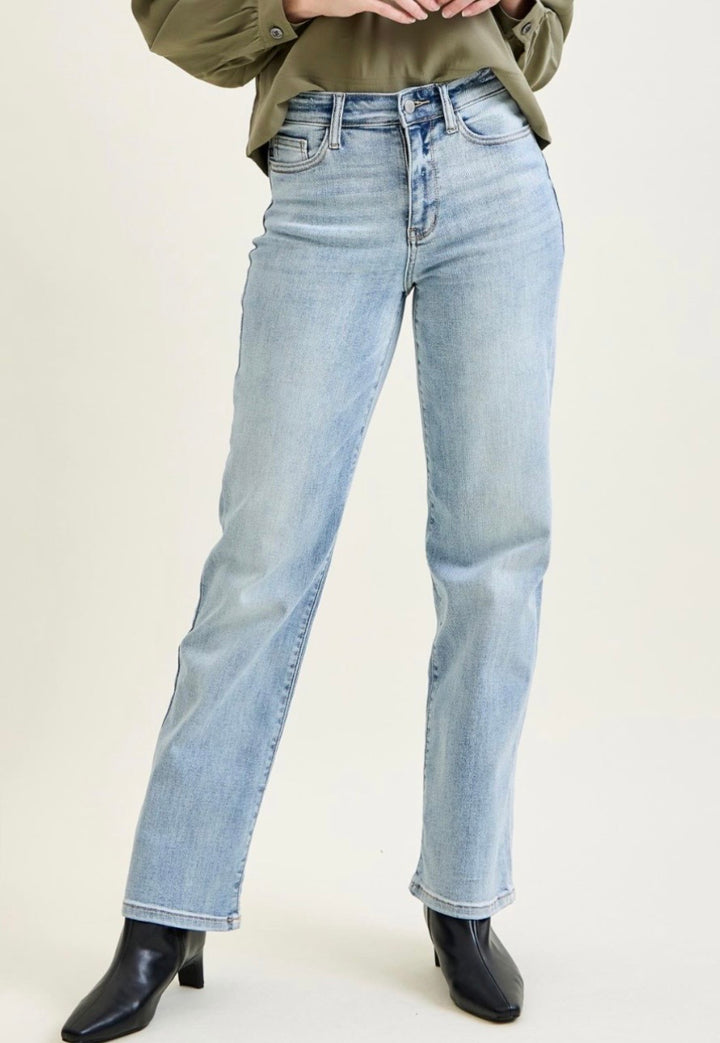 Judy Blue HW Straight Leg Jeans