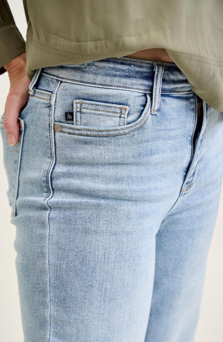 Judy Blue HW Straight Leg Jeans